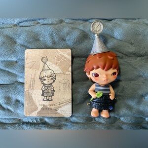 Pop Mart Hirono Get Lucky figure and card (no box)